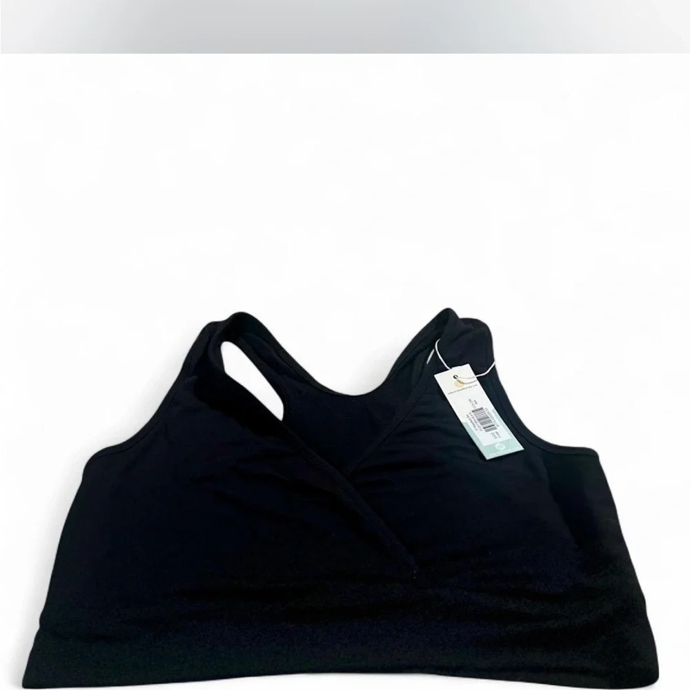 Kindred Bravely NWT Black Racerback Bra NOT Padded and NO wires - Picture 2 of 5